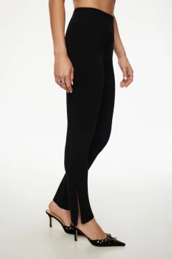 Pants | Leggings-Dynamite Slim Zip Hem Pants Black