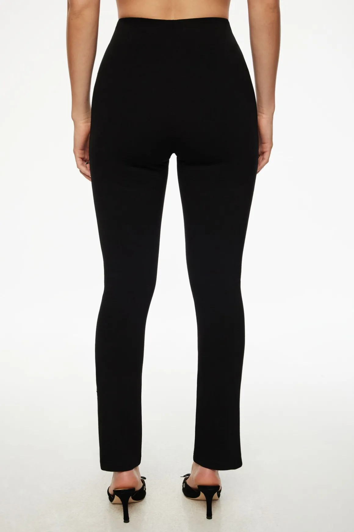 Pants | Leggings-Dynamite Slim Zip Hem Pants Black