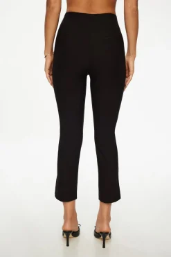 Pants | Slim Leg Pants-Dynamite Slit Capri Pants Black