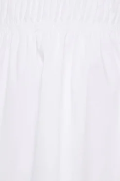 Dresses & Jumpsuits | Mini Dresses-Dynamite Smocked Open Back Mini Dress White