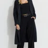 Pants | Straight Leg Pants-Dynamite Sofia Pleated Straight Leg Pants Black