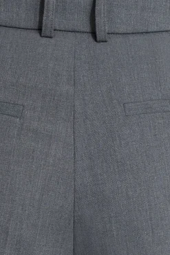 Pants | Bestsellers-Dynamite Sofia Pleated Straight Leg Pants Gray