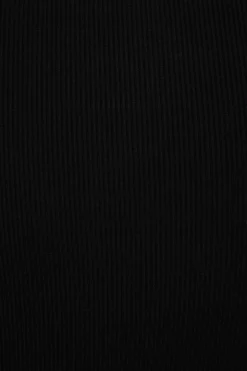 Tees & Tanks | Tees & Tanks-Dynamite Square Neck Ribbed T-Shirt Black