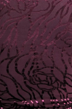 Tees & Tanks | Matching Sets-Dynamite Stella Burnout Long Sleeve T-Shirt Burgundy
