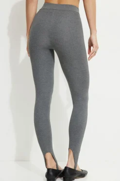Pants | Online Exclusives-Dynamite Stirrup Leggings Grey