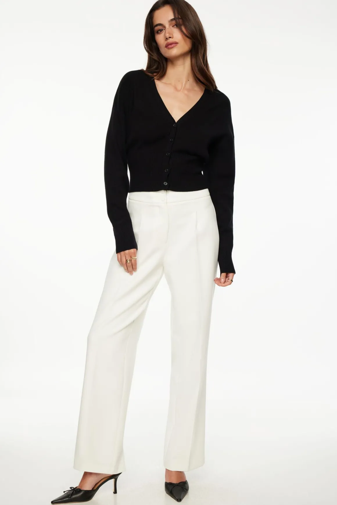 Pants | Online Exclusives-Dynamite Straight Leg Relaxed Pants White