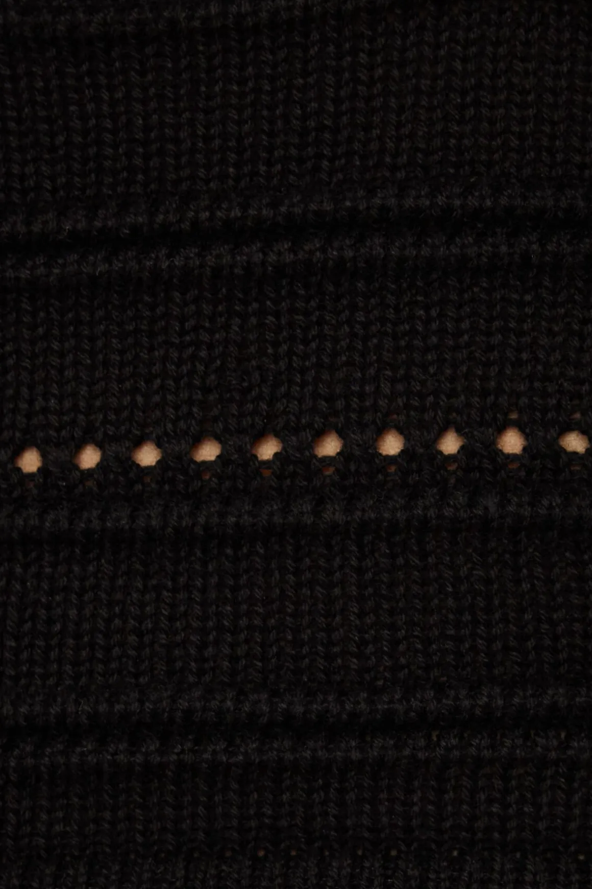 Sweaters & Cardigans | Sweaters-Dynamite Strapless Crochet Crop Top Black