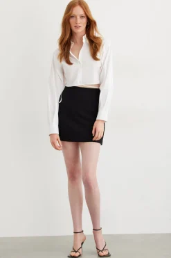 Skirts & Skorts | Skirts-Dynamite Susie Mini Skirt Black