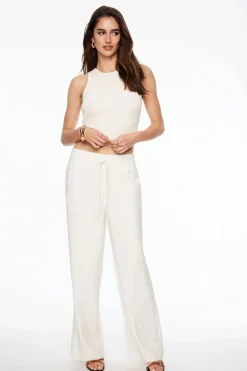 Sweaters | Sleeveless Tops-Dynamite Sweater Tank Top White