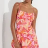 Dresses & Jumpsuits-Dynamite Sweetheart Flare Mini Dress Pink