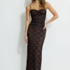 Dresses & Jumpsuits | New Dresses-Dynamite Sweetheart Lace Midi Dress Black