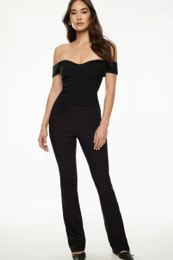 Blouses & Tops | Blouses & Tops-Dynamite Sweetheart Off Shoulder Top Black