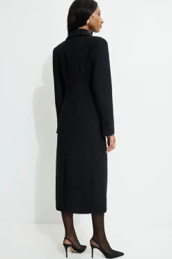 Coats & Jackets | Classic Coats-Dynamite Tailored Single Breasted Coat Black