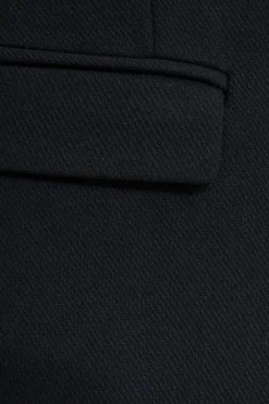 Coats & Jackets | Classic Coats-Dynamite Tailored Single Breasted Coat Black