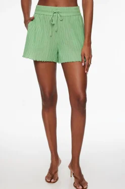 Shorts | Shorts-Dynamite Tatiana Crinkled Shorts Green