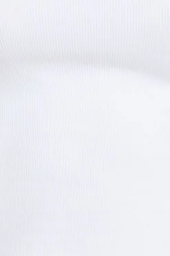 Tees & Tanks | Tees & Tanks-Dynamite Tedi Ribbed Long Sleeve T Shirt White