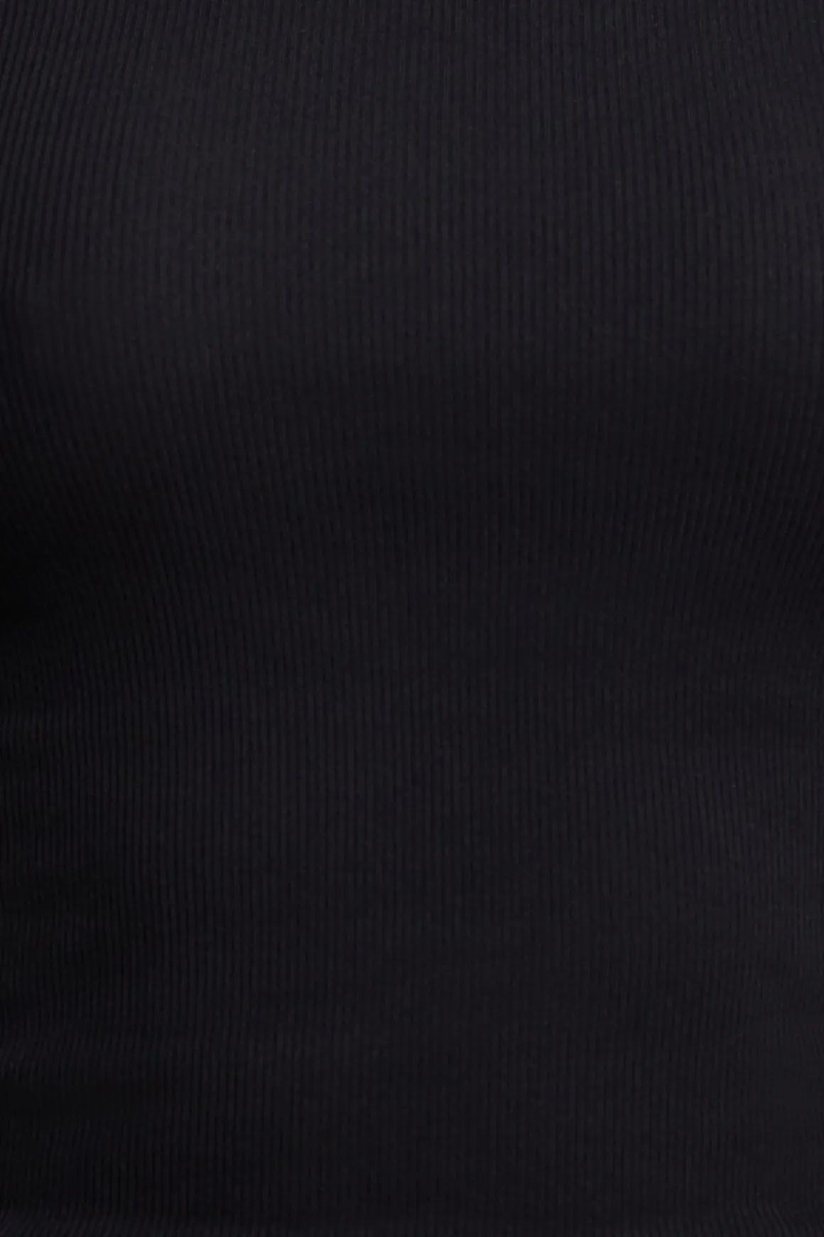 Tees & Tanks | Tees & Tanks-Dynamite Tedi Ribbed Long Sleeve T Shirt Black