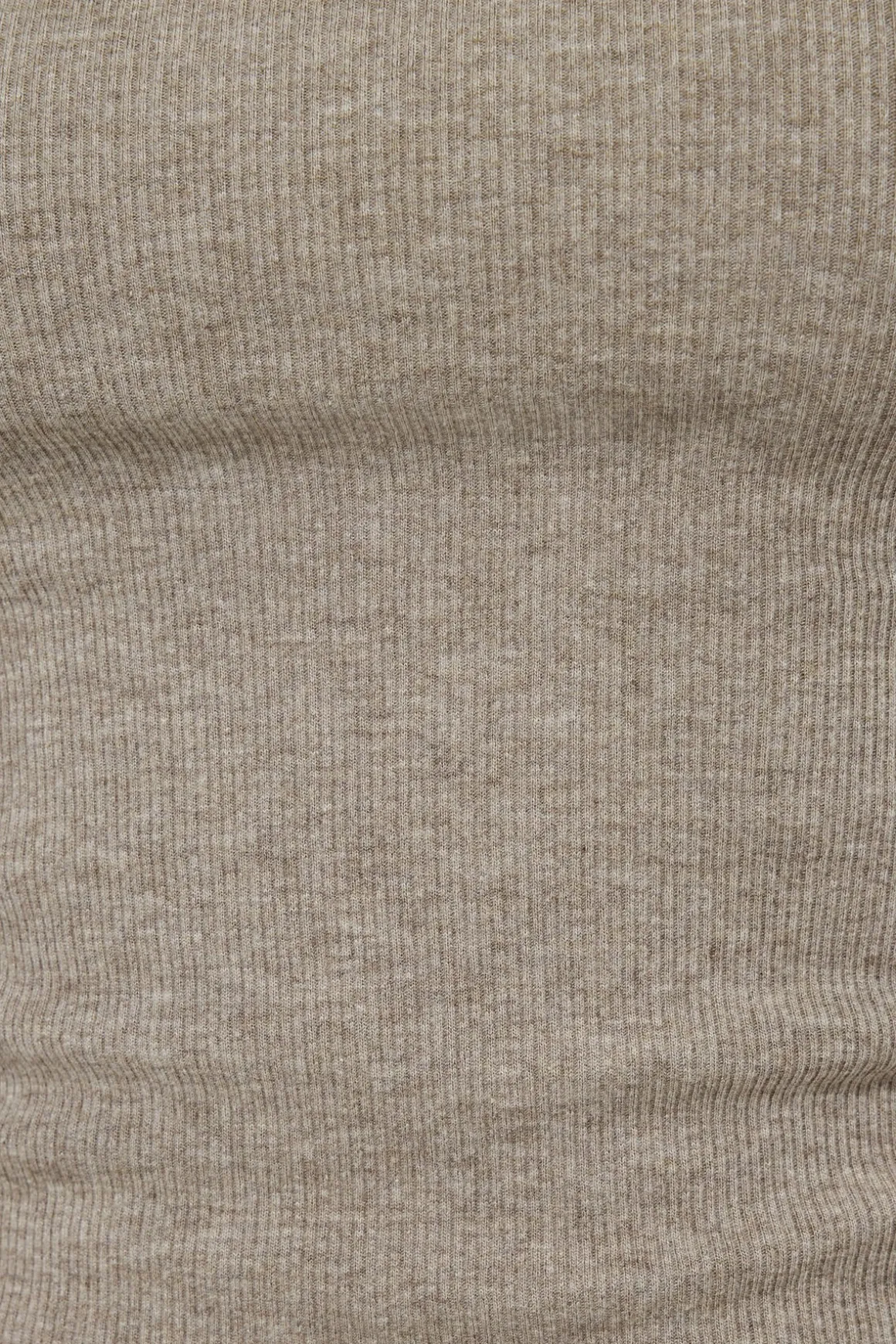 Tees & Tanks | Tees & Tanks-Dynamite Tedi Ribbed Long Sleeve T Shirt Brown