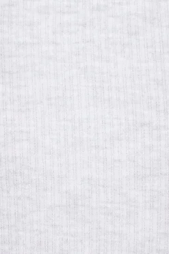 Tees & Tanks | Tees & Tanks-Dynamite Tedi Ribbed Tank Top Grey