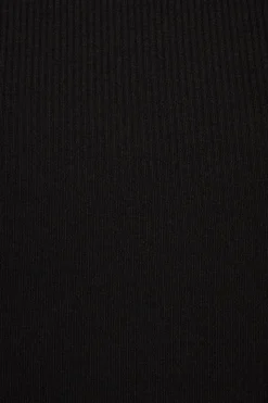 Tees & Tanks | Tees & Tanks-Dynamite Tedi Ribbed Tank Top Black