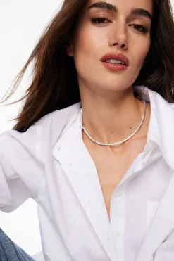 Necklaces-Dynamite The Tennis Necklace Grey