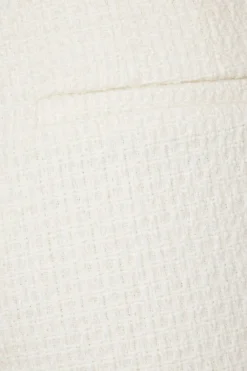 Skirts & Skorts | Skirts-Dynamite Tweed Mini Skort White