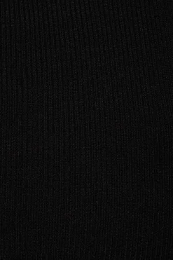 Sweaters & Cardigans | Sweaters-Dynamite Twisted Cutout Sweater Black