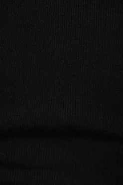 Sweaters & Cardigans | Sweaters-Dynamite Twisted Cutout Sweater Black
