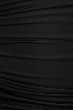 Tees & Tanks | Tees & Tanks-Dynamite Twisted Open Back Top Black