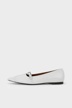 Shoes-Dynamite VAGABOND | Hermine Ballet Flats White