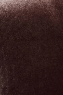 Tees & Tanks | Tees & Tanks-Dynamite Velvet Deep V-Neck Crop Top Brown