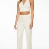 Blouses & Tops | Blouses & Tops-Dynamite V-Neck Halter Top White