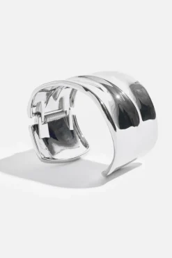 Bracelets-Dynamite Waveline Cuff Bracelet Grey
