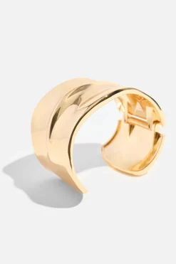 Bracelets-Dynamite Waveline Cuff Bracelet Yellow