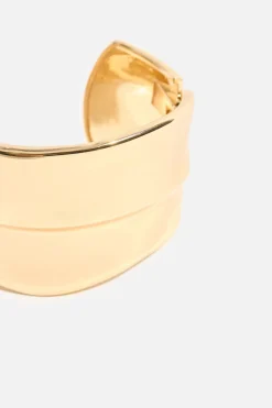 Bracelets-Dynamite Waveline Cuff Bracelet Yellow