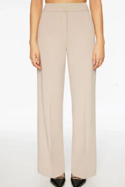 Pants | Straight Leg Pants-Dynamite Yasmin Straight Leg Pant Brown