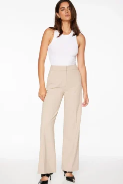Straight Leg Pants | Short & Long Lengths-Dynamite Yasmin Straight Leg Pants Brown