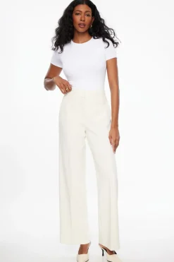 Pants | Straight Leg Pants-Dynamite Yasmin Straight Leg Pants White