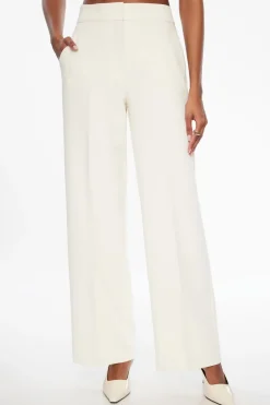 Pants | Straight Leg Pants-Dynamite Yasmin Straight Leg Pants White