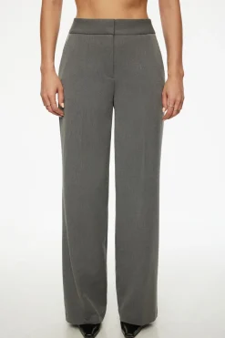 Pants | Matching Sets-Dynamite Yasmin Straight Leg Pants Gray