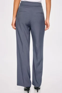 Pants | Straight Leg Pants-Dynamite Yasmin Straight Leg Pants Blue