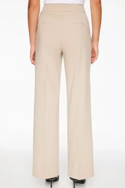 Straight Leg Pants | Short & Long Lengths-Dynamite Yasmin Straight Leg Pants Brown